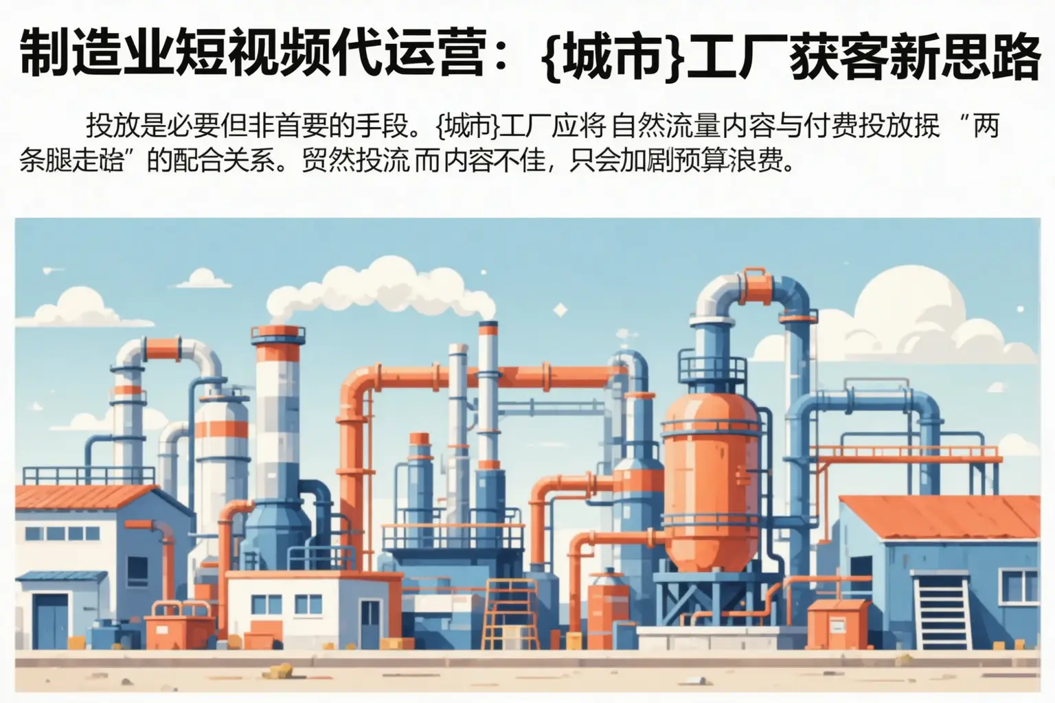 制造业短视频代运营:高台工厂获客新思路